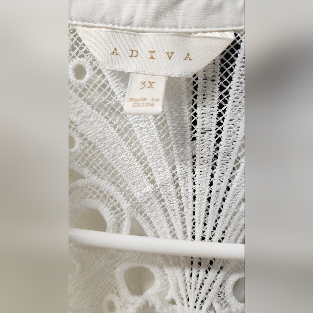 Adiva White Lace Top - Picture 4 of 4